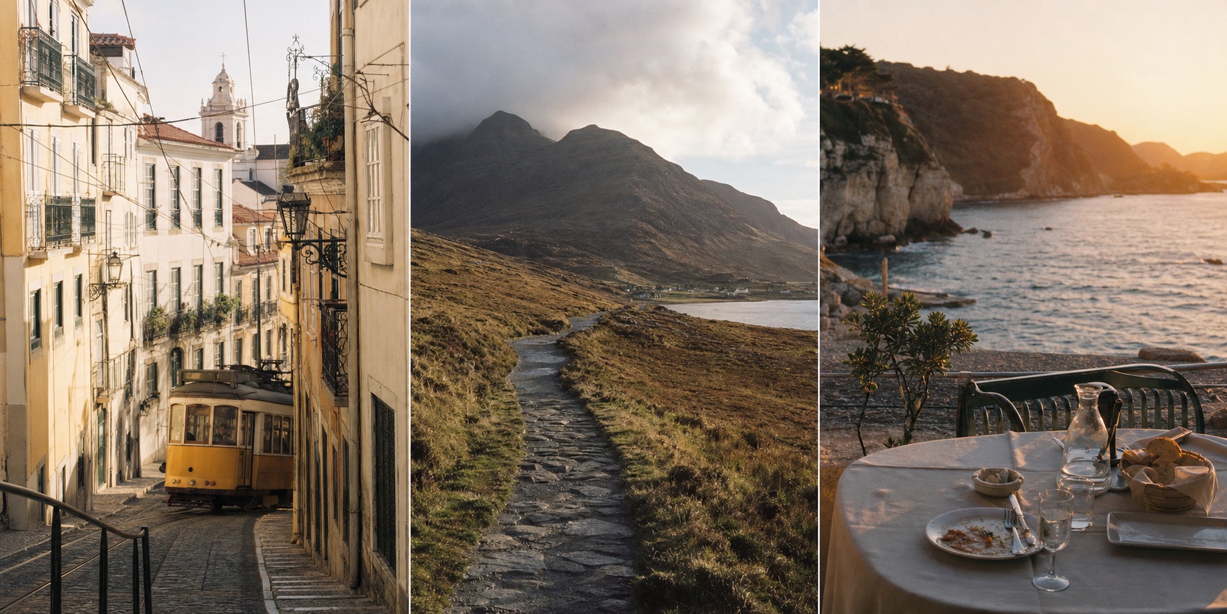 Three travel memories: Lisbon, the Scottish Highlands and a Mediterranean coast